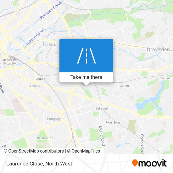 Laurence Close map