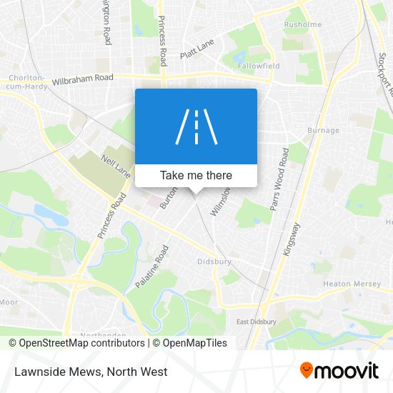 Lawnside Mews map