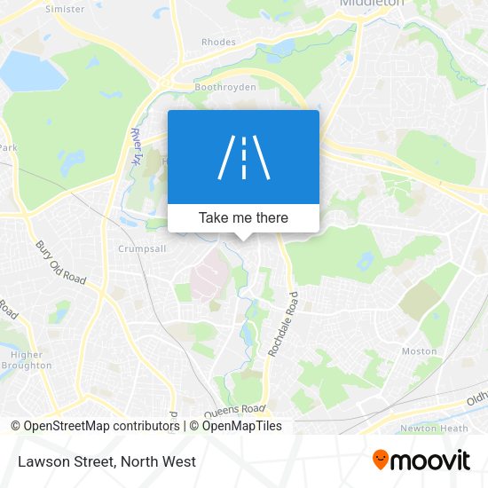 Lawson Street map