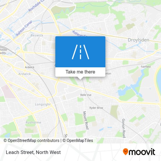 Leach Street map