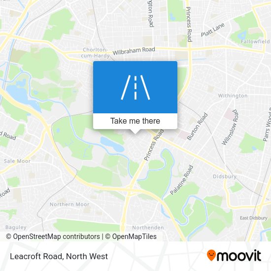 Leacroft Road map