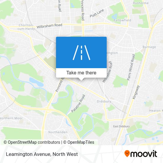 Leamington Avenue map