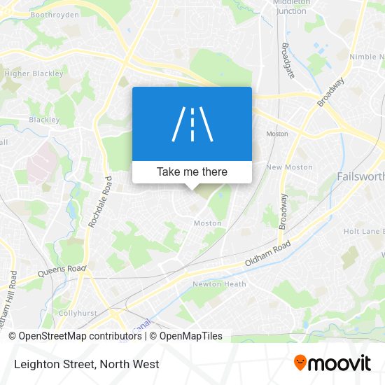 Leighton Street map