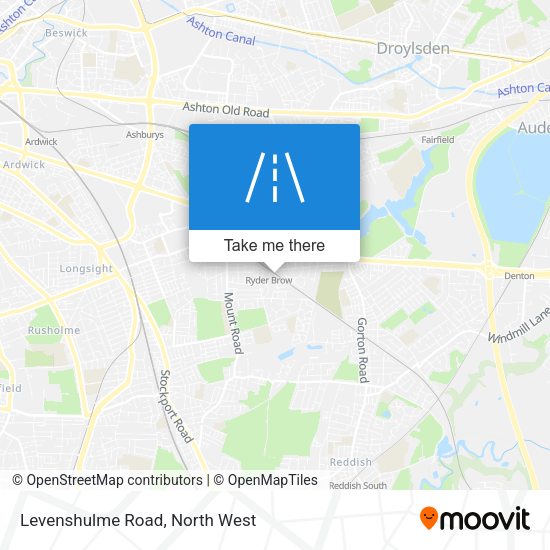 Levenshulme Road map