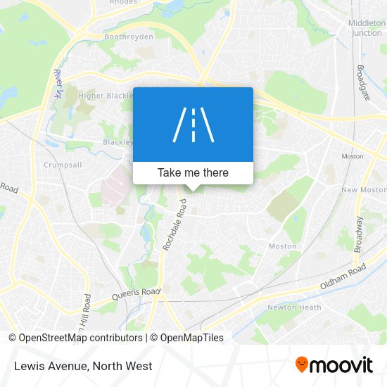 Lewis Avenue map