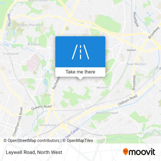 Leywell Road map