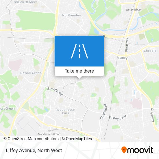 Liffey Avenue map