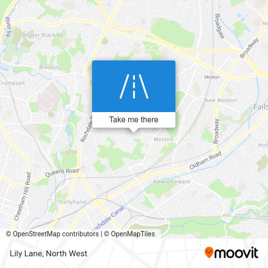 Lily Lane map