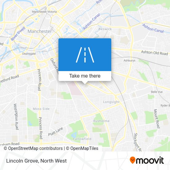 Lincoln Grove map
