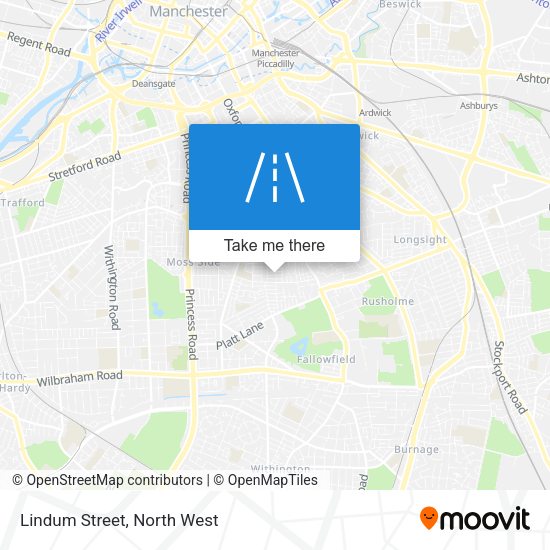 Lindum Street map