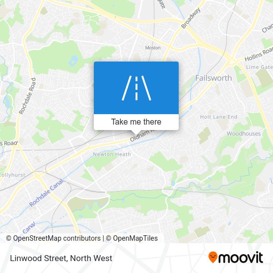 Linwood Street map