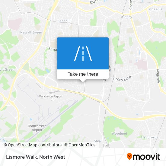 Lismore Walk map