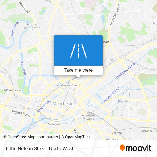 Little Nelson Street map
