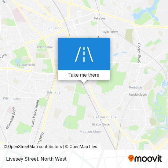 Livesey Street map