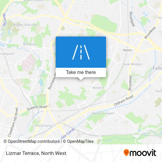 Lizmar Terrace map