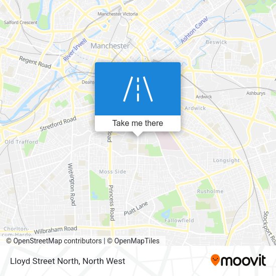 Lloyd Street North map