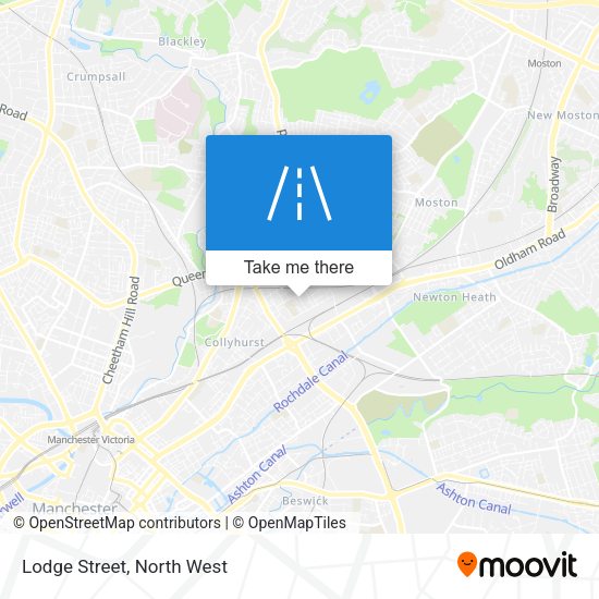 Lodge Street map