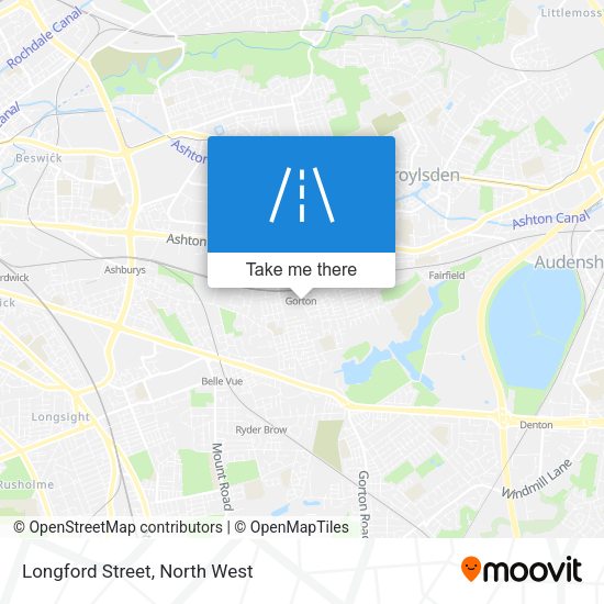 Longford Street map