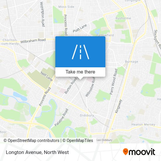 Longton Avenue map