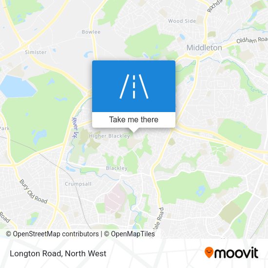 Longton Road map