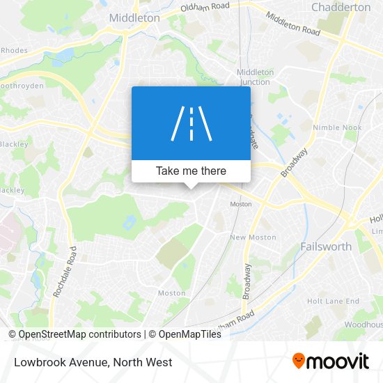 Lowbrook Avenue map