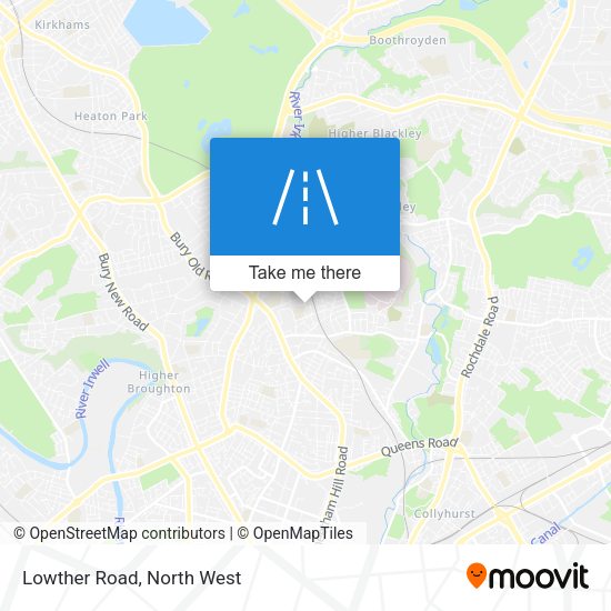Lowther Road map