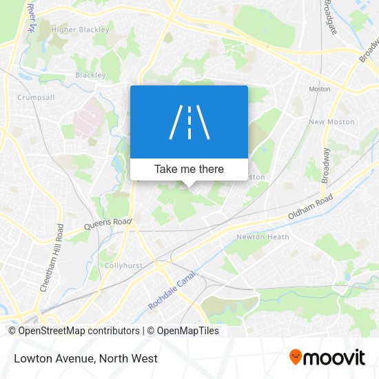 Lowton Avenue map