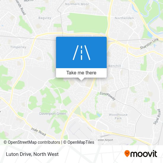 Luton Drive map