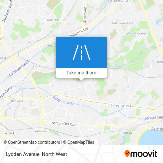 Lydden Avenue map