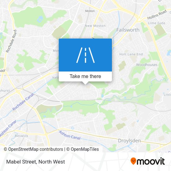 Mabel Street map