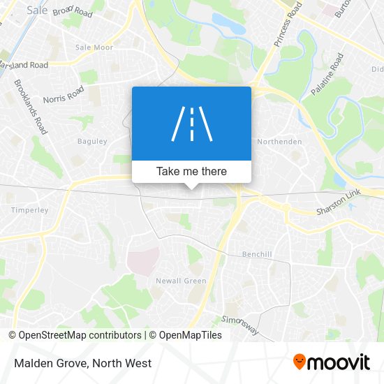 Malden Grove map