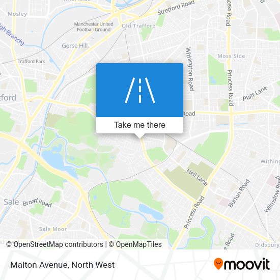 Malton Avenue map