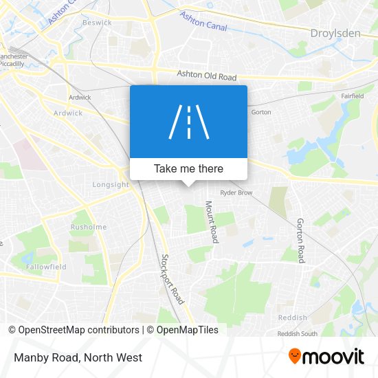 Manby Road map