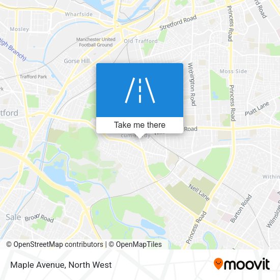 Maple Avenue map