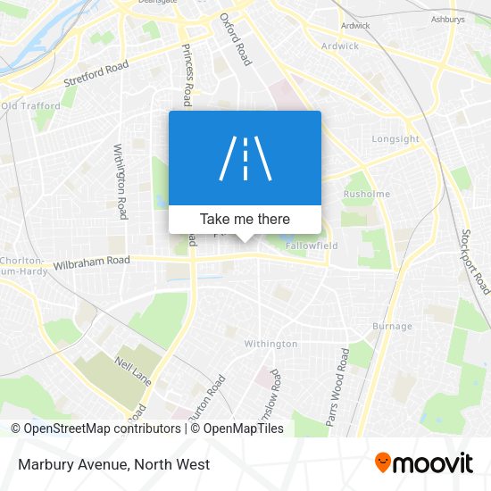 Marbury Avenue map