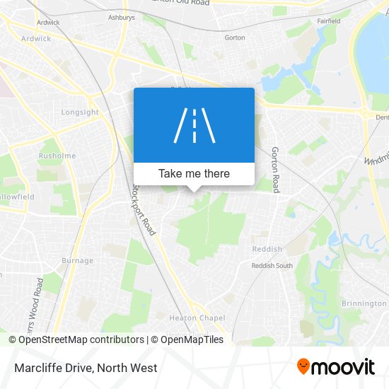 Marcliffe Drive map