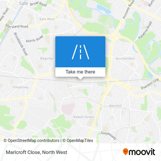 Marlcroft Close map
