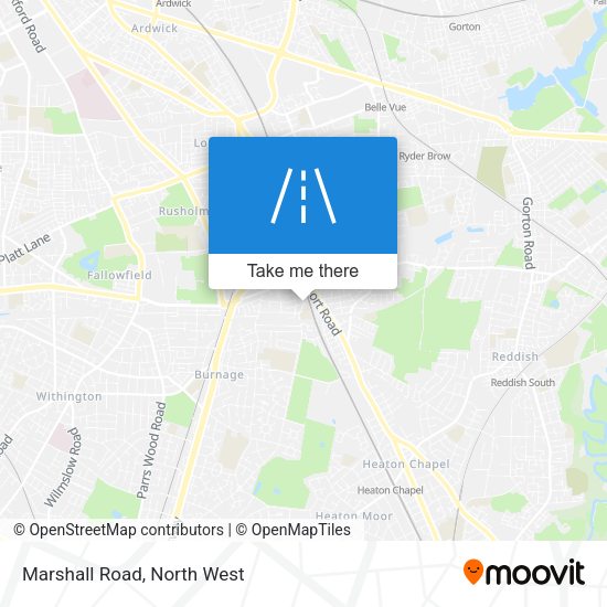 Marshall Road map