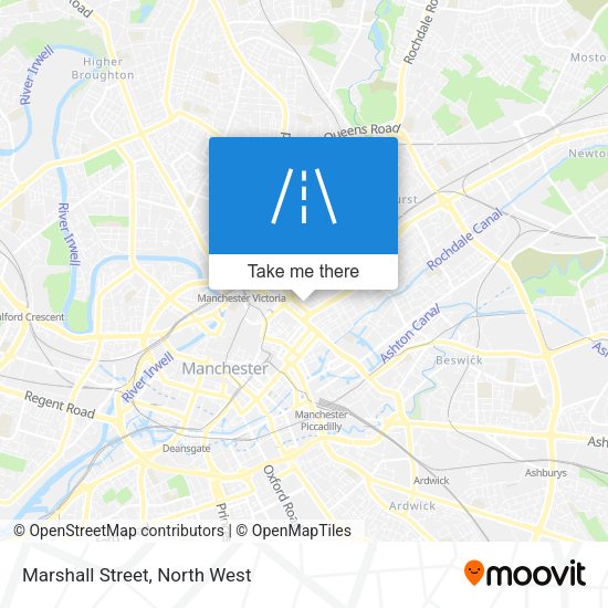 Marshall Street map