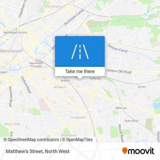 Matthew's Street map