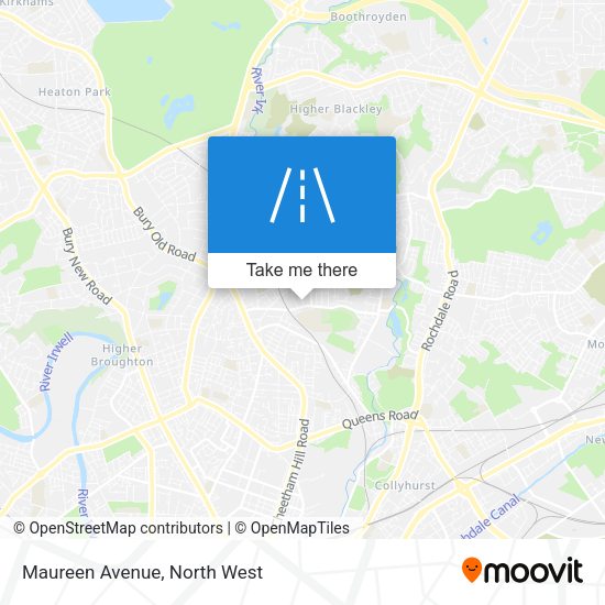 Maureen Avenue map
