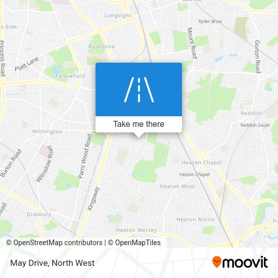 May Drive map