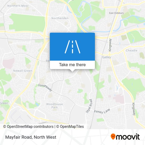 Mayfair Road map