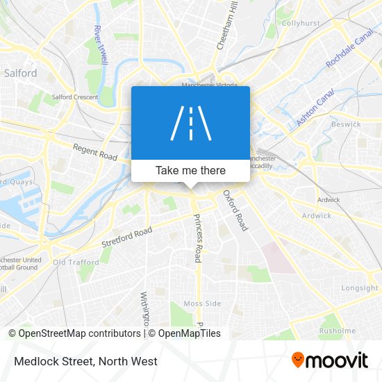 Medlock Street map