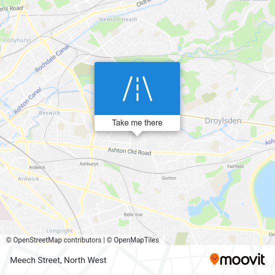 Meech Street map