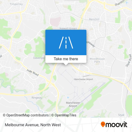 Melbourne Avenue map