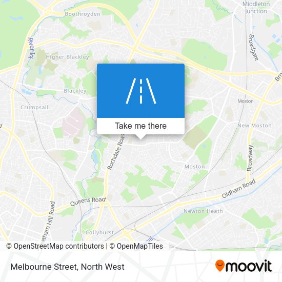 Melbourne Street map