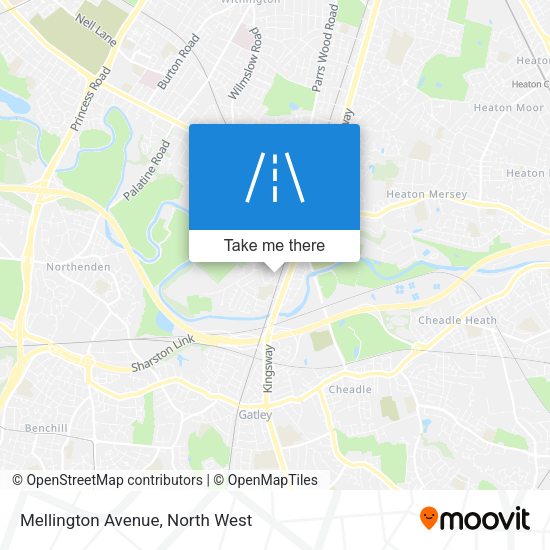 Mellington Avenue map