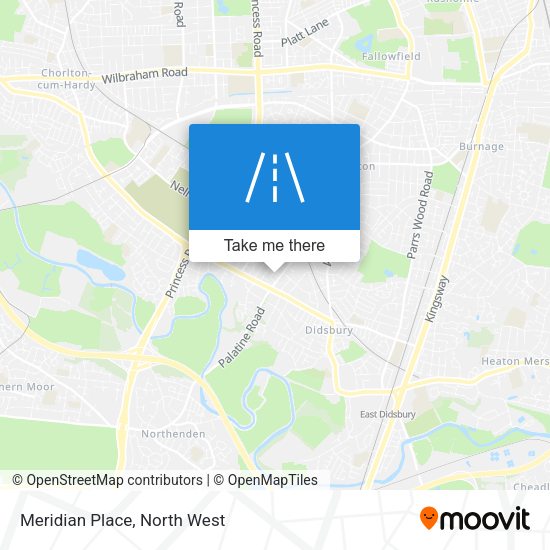 Meridian Place map