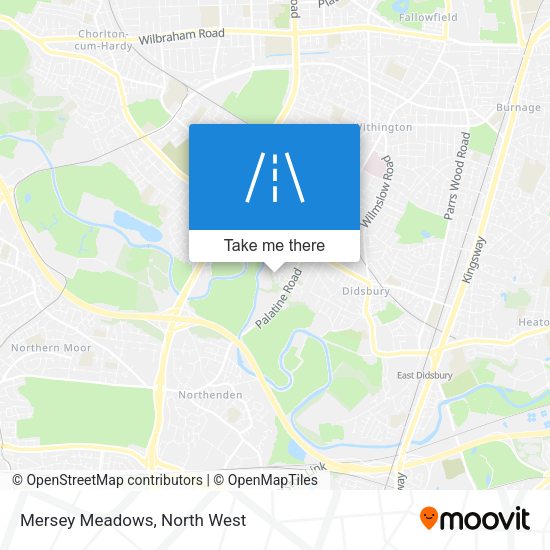 Mersey Meadows map